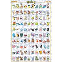 Gbeye Pokemon Johto Pokemon Poster 61x91,5cm