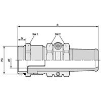 lappkabel LAPP 52005410 Kabelverschraubung PG29 Messing Messing 10St.