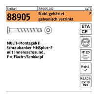 HECO SCHRAUBEN Schraubanker R 88905 MULTI-MONTI MMSplus-F 10 x 60/ 10 T45 Stahl gehärtet galvanisch verzinkt