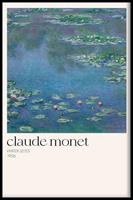 Walljar | Ingelijste poster Claude Monet Water Lelies