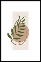 Walljar | Ingelijste poster Botanical