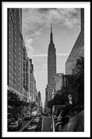Walljar | Ingelijste poster Empire State Building