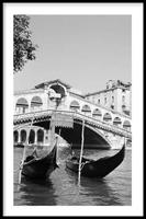 Walljar | Ingelijste poster Rialto Bridge in Venice '53