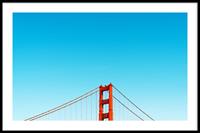 Walljar | Ingelijste poster Golden Gate Bridge II