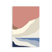 Walljar | Poster Desert Mountains