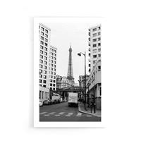 Walljar | Poster Eiffel Tower Street