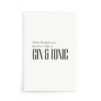Walljar | Poster Gin And Tonic