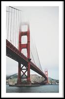 Walljar | Ingelijste poster Golden Gate Bridge III