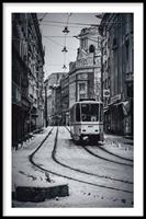 Walljar | Ingelijste poster Lisbon Tram