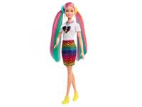 Barbie Leopard Rainbow Haarpuppe