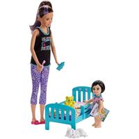 Barbie Puppe Spielset Skypper Babysitter Gute Nacht