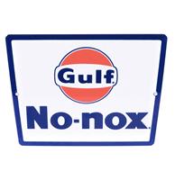Fiftiesstore Gulf No-Nox Emaille Bord - 28 x 22 cm