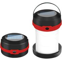 Solar camping lamp Explorer opvouwbaar met 2 lichtstanden op zonne-energie