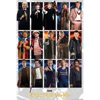 Gbeye Doctor Who Doctors Grid Poster 61x91,5cm
