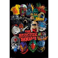Gbeye The Suicide Squad Icons Poster 61x91,5cm