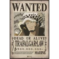 Merkloos Abystyle One Piece Wanted Trafalgar Law Poster 35x52cm