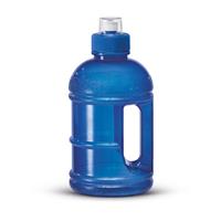1x Blauwe kunststof bidon/drinkfles/waterfles 1250 ml -