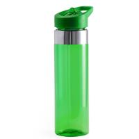 Groene drinkfles/waterfles RVS 650 ml -