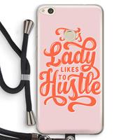 CaseCompany Hustle Lady: Huawei Ascend P8 Lite (2017) Transparant Hoesje met koord