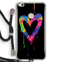 CaseCompany Melts My Heart: Huawei Ascend P8 Lite (2017) Transparant Hoesje met koord