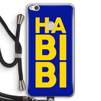CaseCompany Habibi Blue: Huawei Ascend P8 Lite (2017) Transparant Hoesje met koord