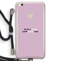 CaseCompany uzelf graag zien: Huawei Ascend P8 Lite (2017) Transparant Hoesje met koord