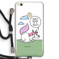CaseCompany Unicorn: Huawei Ascend P8 Lite (2017) Transparant Hoesje met koord