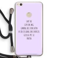 CaseCompany GSM: Huawei Ascend P8 Lite (2017) Transparant Hoesje met koord