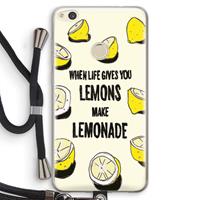 CaseCompany Lemonade: Huawei Ascend P8 Lite (2017) Transparant Hoesje met koord