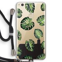 CaseCompany Tropische bladeren: Huawei Ascend P8 Lite (2017) Transparant Hoesje met koord
