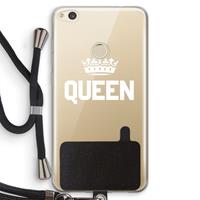 CaseCompany Queen zwart: Huawei Ascend P8 Lite (2017) Transparant Hoesje met koord