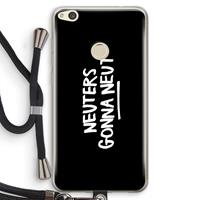 CaseCompany Neuters (zwart): Huawei Ascend P8 Lite (2017) Transparant Hoesje met koord