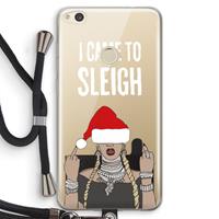CaseCompany Came To Sleigh: Huawei Ascend P8 Lite (2017) Transparant Hoesje met koord