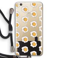 CaseCompany Bacon to my eggs #1: Huawei Ascend P8 Lite (2017) Transparant Hoesje met koord