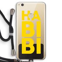 CaseCompany Habibi Majorelle : Huawei Ascend P8 Lite (2017) Transparant Hoesje met koord