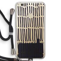 CaseCompany Moroccan stripes: Huawei Ascend P8 Lite (2017) Transparant Hoesje met koord