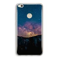 CaseCompany Travel to space: Huawei Ascend P8 Lite (2017) Transparant Hoesje