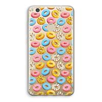 CaseCompany Pink donuts: Huawei Ascend P8 Lite (2017) Transparant Hoesje