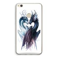 CaseCompany Yin Yang Dragons: Huawei Ascend P8 Lite (2017) Transparant Hoesje