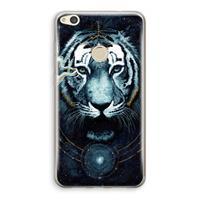 CaseCompany Darkness Tiger: Huawei Ascend P8 Lite (2017) Transparant Hoesje