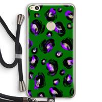 CaseCompany Green Cheetah: Huawei Ascend P8 Lite (2017) Transparant Hoesje met koord