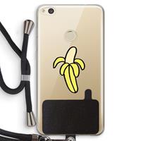 CaseCompany Banana: Huawei Ascend P8 Lite (2017) Transparant Hoesje met koord
