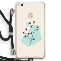 CaseCompany Love your petals: Huawei Ascend P8 Lite (2017) Transparant Hoesje met koord