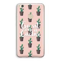 CaseCompany Cactus quote: Huawei Ascend P8 Lite (2017) Transparant Hoesje