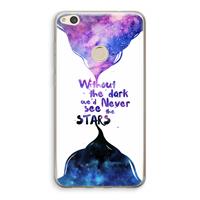 CaseCompany Stars quote: Huawei Ascend P8 Lite (2017) Transparant Hoesje