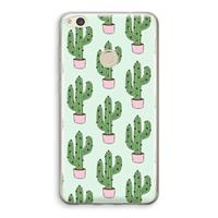 CaseCompany Cactus Lover: Huawei Ascend P8 Lite (2017) Transparant Hoesje