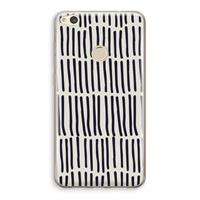 CaseCompany Moroccan stripes: Huawei Ascend P8 Lite (2017) Transparant Hoesje