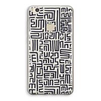 CaseCompany Moroccan Print: Huawei Ascend P8 Lite (2017) Transparant Hoesje
