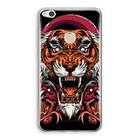 CaseCompany Tiger and Rattlesnakes: Huawei Ascend P8 Lite (2017) Transparant Hoesje