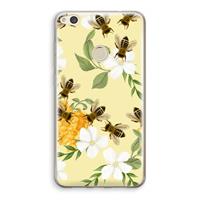 CaseCompany No flowers without bees: Huawei Ascend P8 Lite (2017) Transparant Hoesje